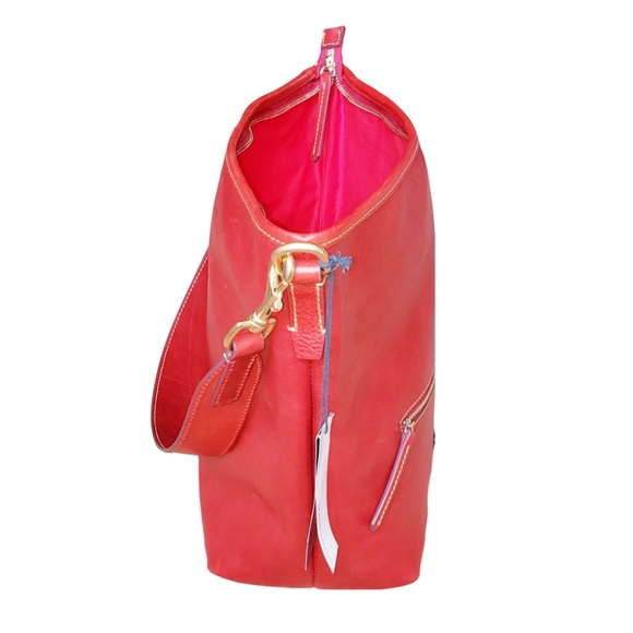 NWT Dooney & Bourke LG Leather Hobo - Picture 4 of 7